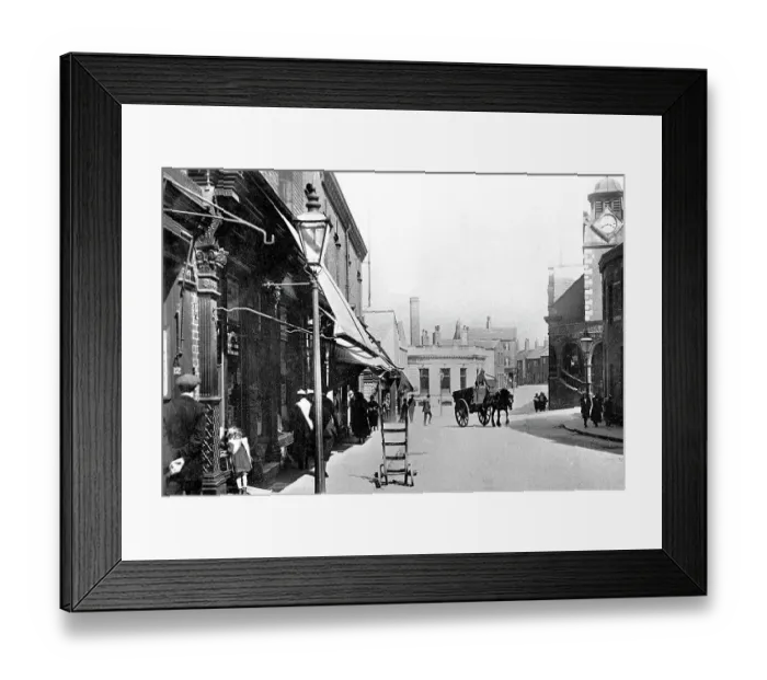 Framed Print : Town Street, Armley early 1900's Framed Print : Town Street, Armley early 1900's