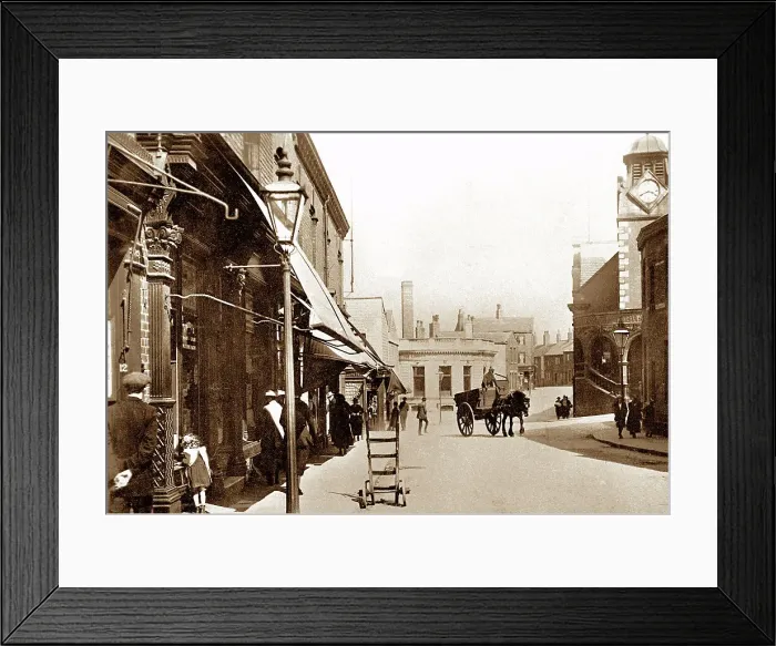 Framed Print : Armley Town Street early 1900s Framed Print : Armley Town Street early 1900s