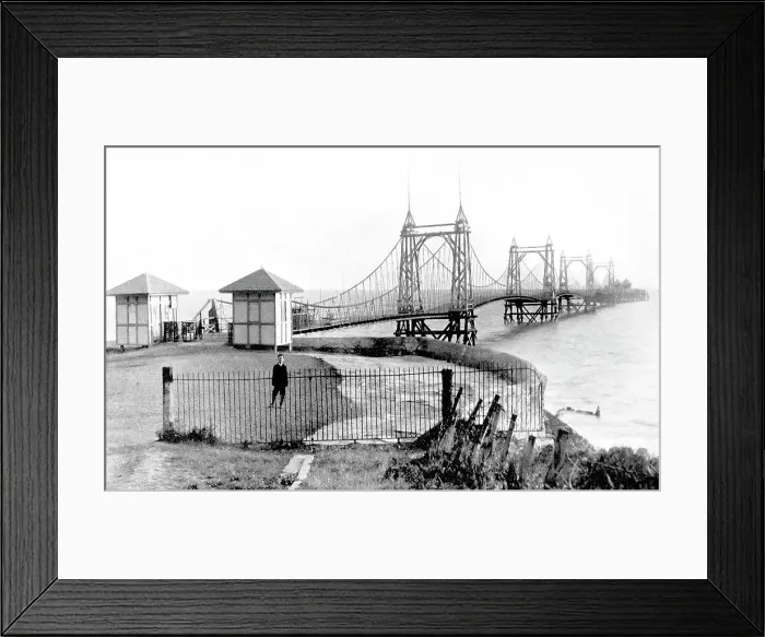 Framed Print : Isle of Wight Seaview The Pier early 1900s Framed Print : Isle of Wight Seaview The Pier early 1900s
