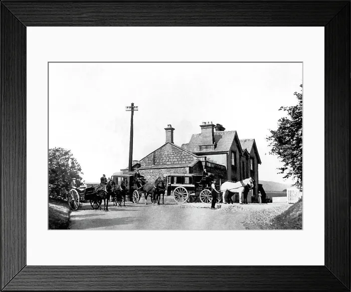 Framed Print : Sedbergh Railway Station early 1900s Framed Print : Sedbergh Railway Station early 1900s