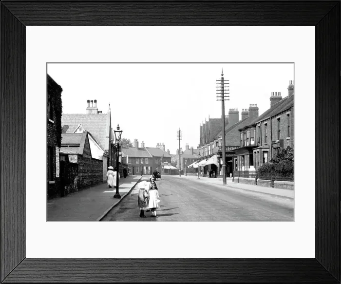 Framed Print : Selby Brook Street early 1900s Framed Print : Selby Brook Street early 1900s