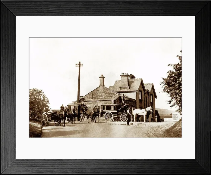 Framed Print : Sedbergh Railway Station early 1900's Framed Print : Sedbergh Railway Station early 1900's