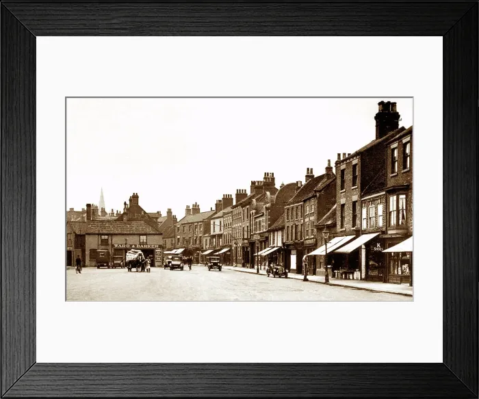 Framed Print : Wide Street, Selby early 1900's Framed Print : Wide Street, Selby early 1900's