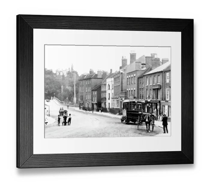 Framed Print : Load Street, Bewdley early 1900's Framed Print : Load Street, Bewdley early 1900's