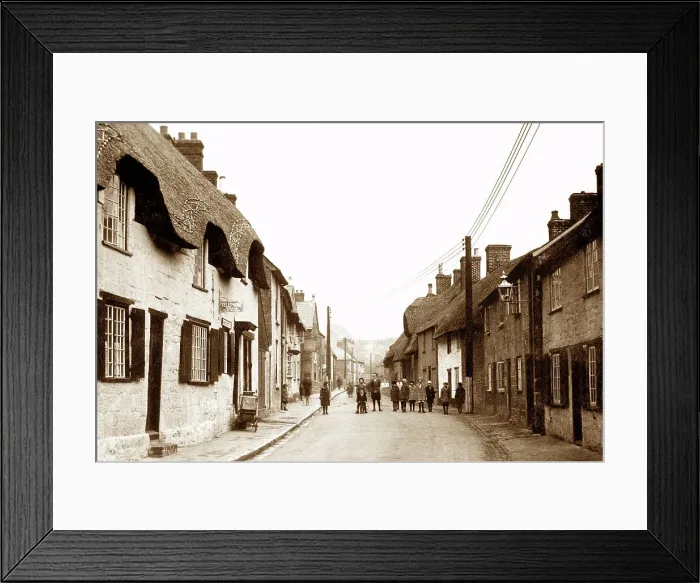 Framed Print : Shaftesbury early 1900's Framed Print : Shaftesbury early 1900's