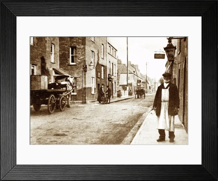 Framed Print : Longport Bow Street early 1900s Framed Print : Longport Bow Street early 1900s