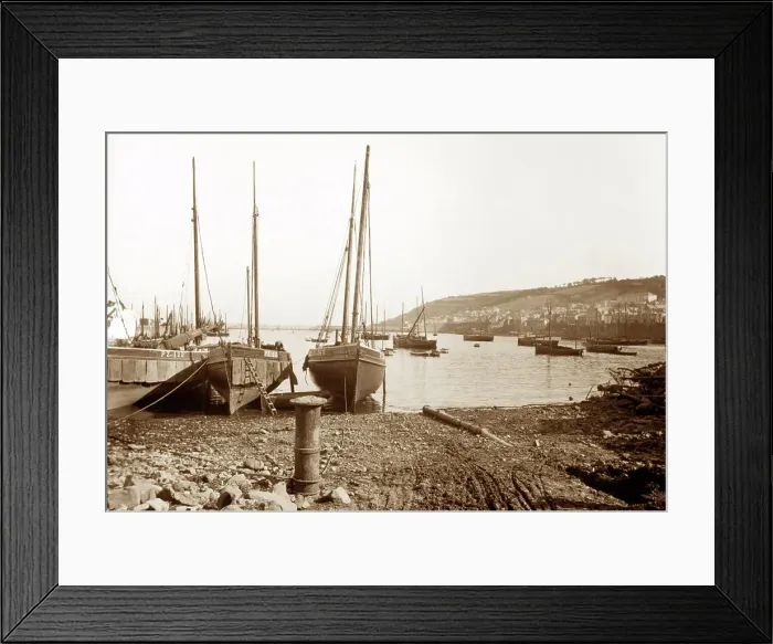 Framed Print : Newlyn early 1900's Framed Print : Newlyn early 1900's