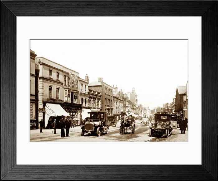 Framed Print : High Street, Newmarket early 1900's Framed Print : High Street, Newmarket early 1900's