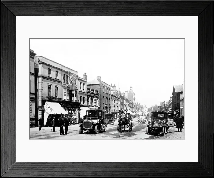 Framed Print : Newmarket High Street early 1900s Framed Print : Newmarket High Street early 1900s