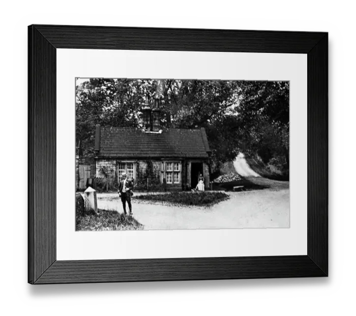 Framed Print : Toll Bar, Cawthorne early 1900's Framed Print : Toll Bar, Cawthorne early 1900's