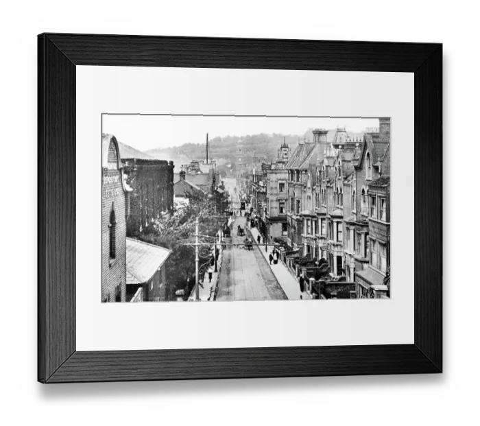 Framed Print : Railway Street, Chatham early 1900's Framed Print : Railway Street, Chatham early 1900's