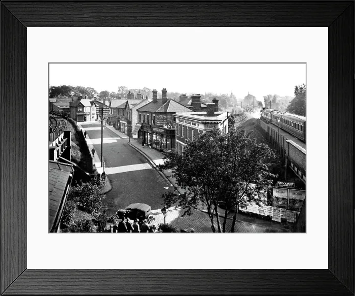 Framed Print : Cheadle Hulme early 1900's Framed Print : Cheadle Hulme early 1900's