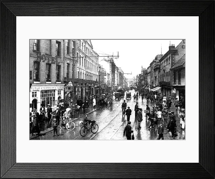 Framed Print : High Street, Cheltenham early 1900's