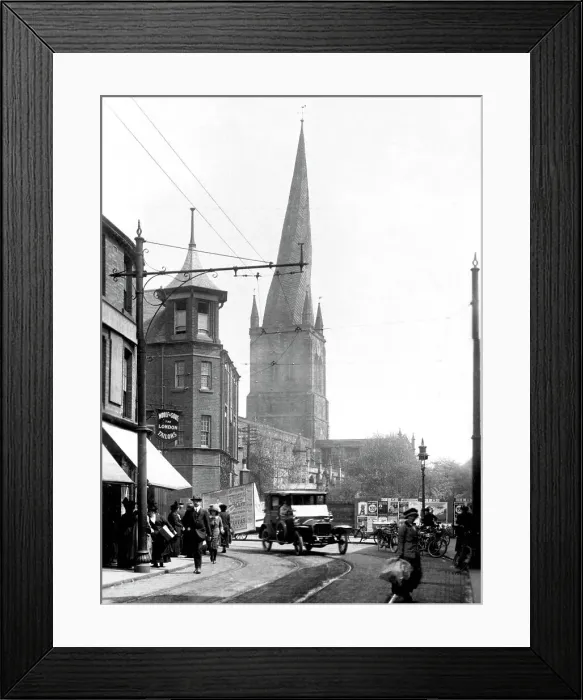 Framed Print : Chesterfield probably 1920s Framed Print : Chesterfield probably 1920s