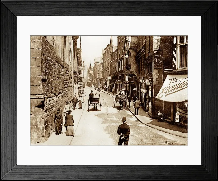 Framed Print : Northgate, Chester early 1900's Framed Print : Northgate, Chester early 1900's