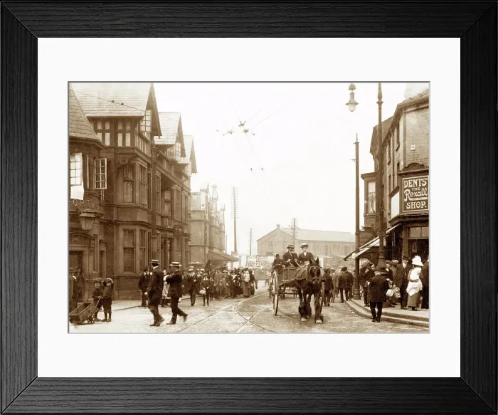 Framed Print : Chesterfield West Bars early 1900s Framed Print : Chesterfield West Bars early 1900s