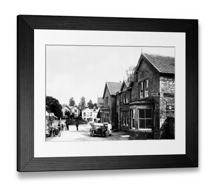 Framed Print : Chew Magna South Parade probably 1920s Framed Print : Chew Magna South Parade probably 1920s