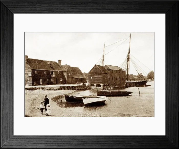 Framed Print : Chichester Dell Quay early 1900s Framed Print : Chichester Dell Quay early 1900s