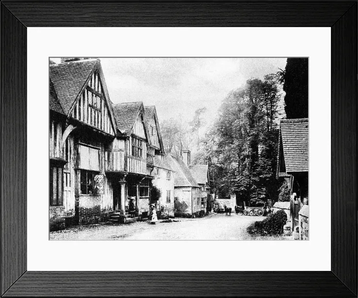Framed Print : Chiddingstone near Tonbridge early 1900's Framed Print : Chiddingstone near Tonbridge early 1900's