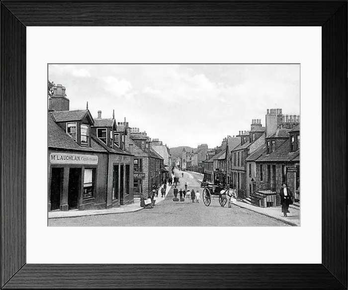 Framed Print : Victoria Street, Newton Stewart early 1900's Framed Print : Victoria Street, Newton Stewart early 1900's
