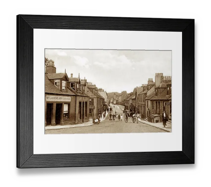 Framed Print : Newton Stewart Victoria Street early 1900s Framed Print : Newton Stewart Victoria Street early 1900s