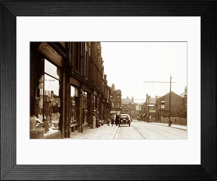 Framed Print : High Street, Normanton early 1900's Framed Print : High Street, Normanton early 1900's