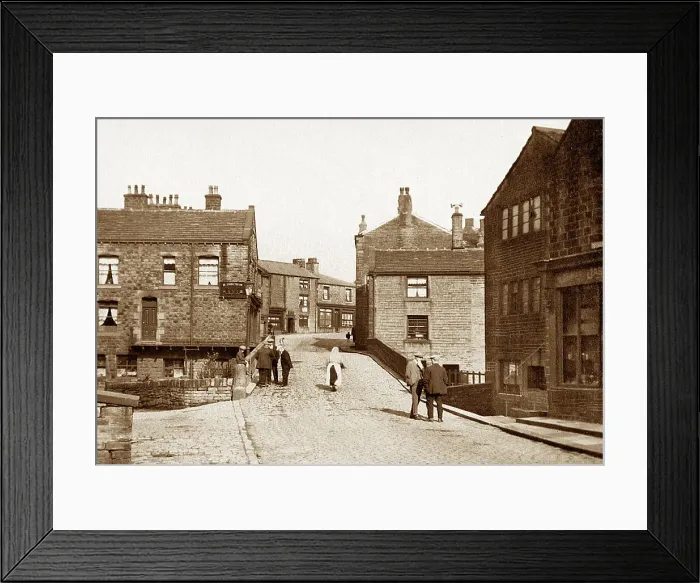 Framed Print : Delph Bridge early 1900s Framed Print : Delph Bridge early 1900s