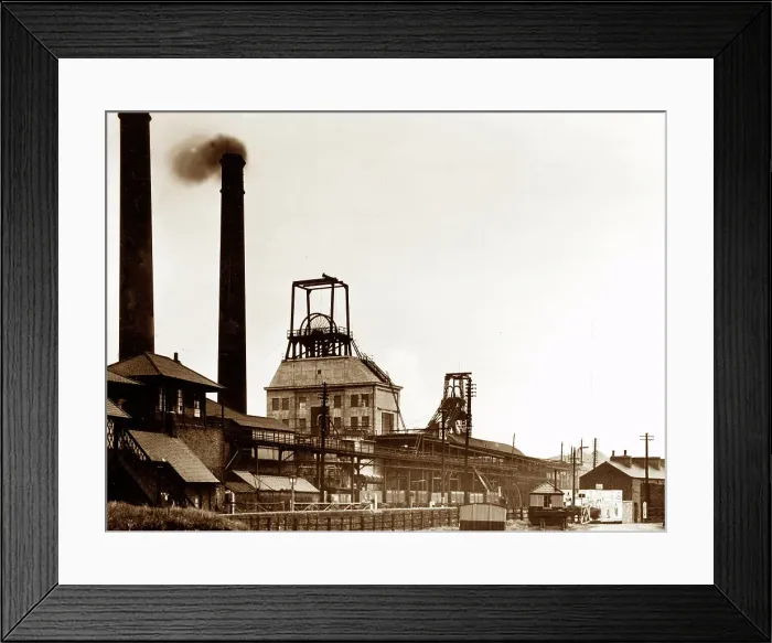 Framed Print : Main Colliery, Denaby early 1900's Framed Print : Main Colliery, Denaby early 1900's