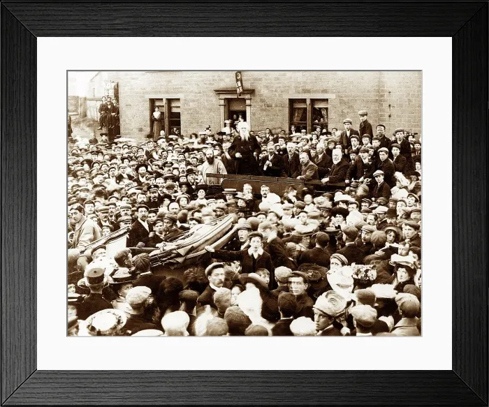 Framed Print : Denby Dale General Booth Salvation Army July 1907