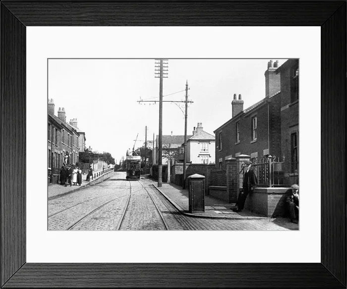 Framed Print : Nottingham Road, Derby early 1900's Framed Print : Nottingham Road, Derby early 1900's