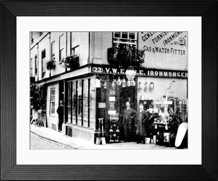 Framed Print : High Street, Devizes early 1900's Framed Print : High Street, Devizes early 1900's