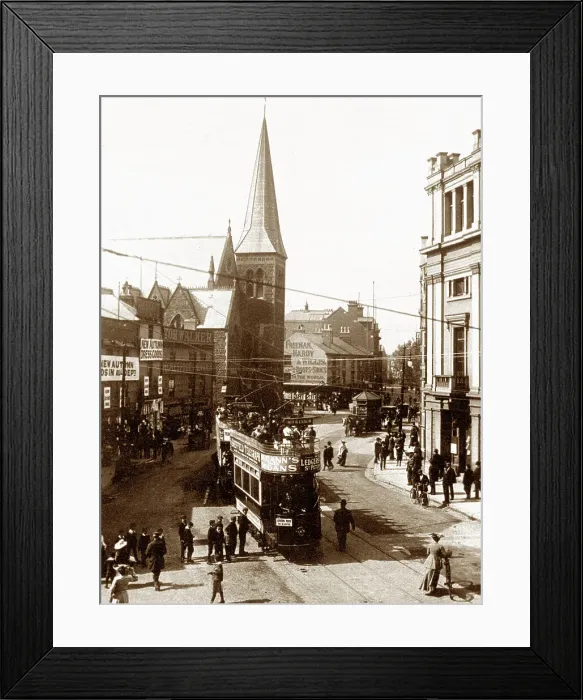 Framed Print : Derby Victoria Street early 1900s Framed Print : Derby Victoria Street early 1900s