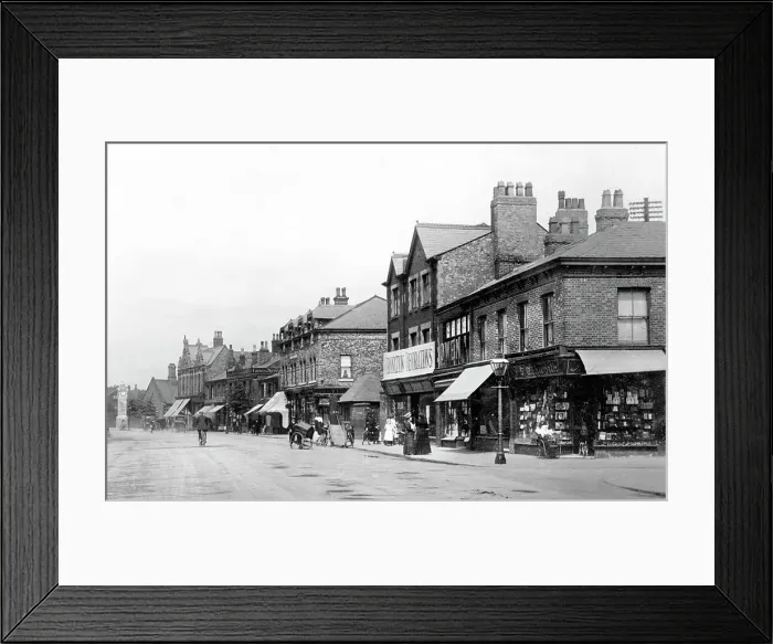 Framed Print : Wilmslow Road, Didsbury early 1900's Framed Print : Wilmslow Road, Didsbury early 1900's