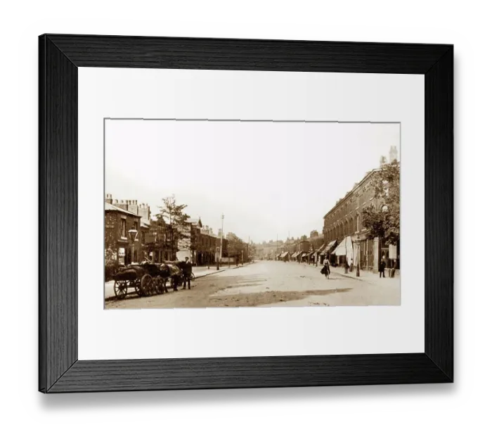 Framed Print : Didsbury Wilmslow Road early 1900s Framed Print : Didsbury Wilmslow Road early 1900s