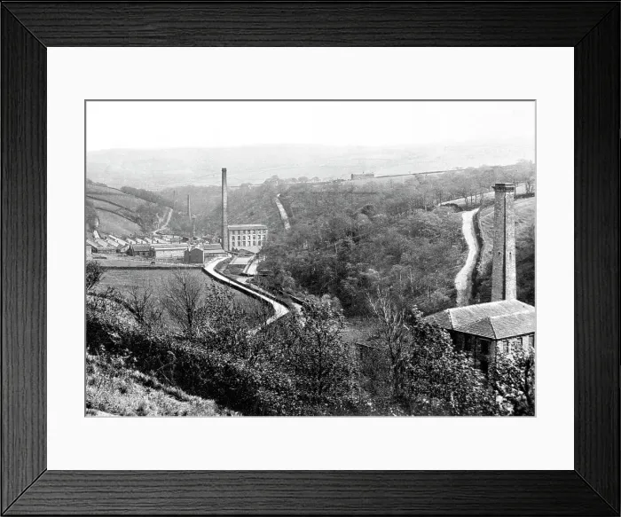 Framed Print : Digley Valley near Holmfirth early 1900's Framed Print : Digley Valley near Holmfirth early 1900's