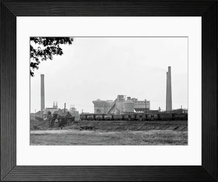 Framed Print : Dinnington Colliery early 1900's Framed Print : Dinnington Colliery early 1900's