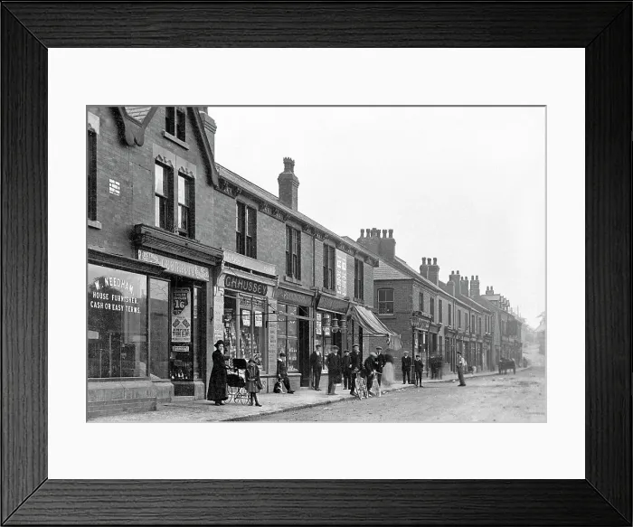 Framed Print : Laughton Road, Dinnington early 1900's Framed Print : Laughton Road, Dinnington early 1900's