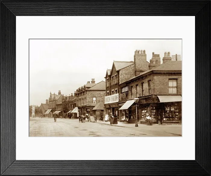Framed Print : Didsbury Wilmslow Road early 1900s Framed Print : Didsbury Wilmslow Road early 1900s