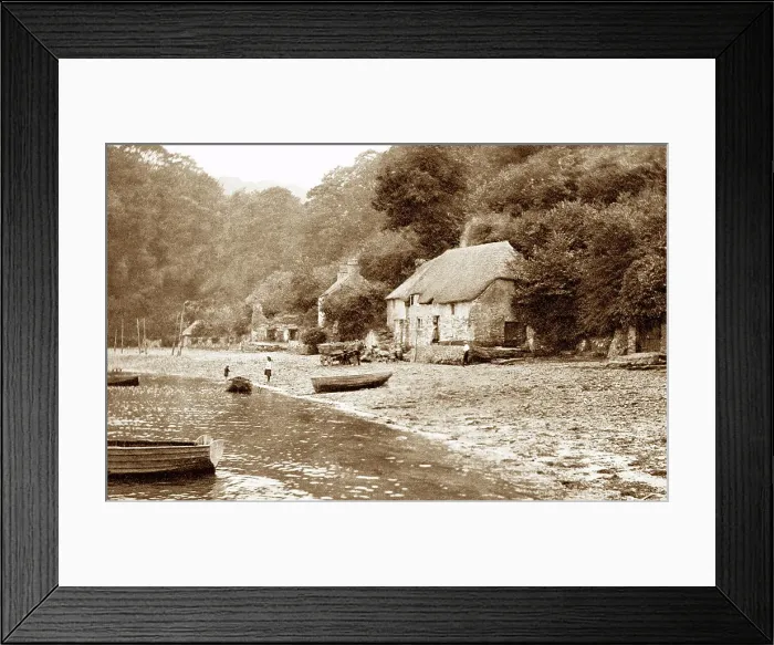Framed Print : Dittersham-on-Dart early 1900s Framed Print : Dittersham-on-Dart early 1900s