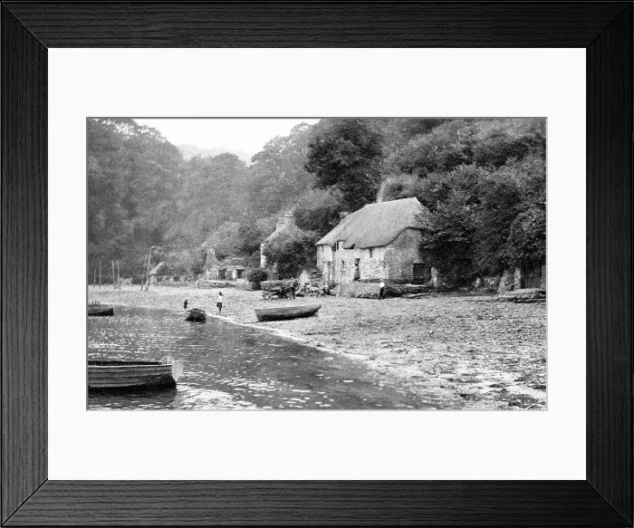 Framed Print : Dittersham on Dart early 1900's Framed Print : Dittersham on Dart early 1900's