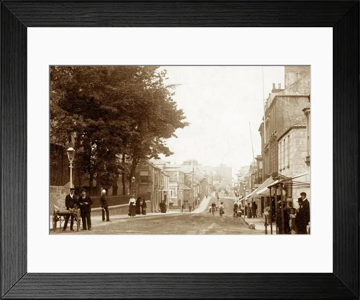 Framed Print : Pembroke Dock Bush Street early 1900s Framed Print : Pembroke Dock Bush Street early 1900s