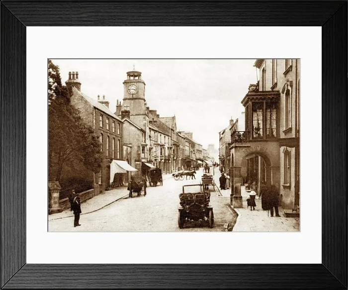 Framed Print : Pembroke Main Street early 1900s Framed Print : Pembroke Main Street early 1900s