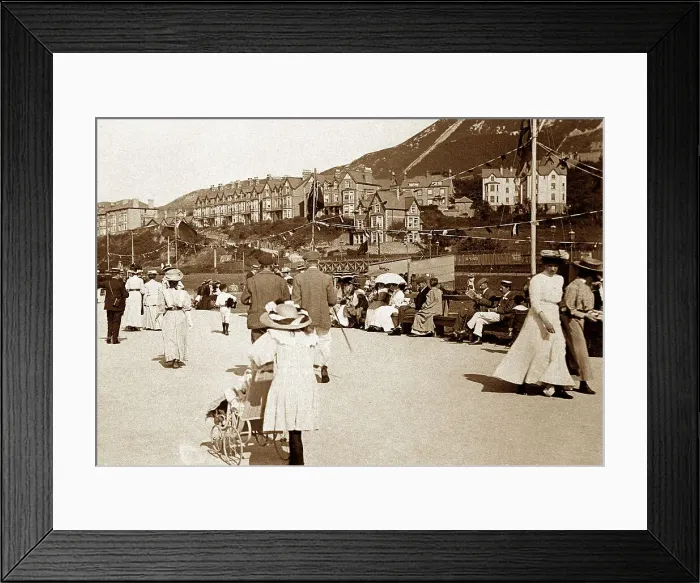 Framed Print : Penmaenmawr Promenade early 1900s Framed Print : Penmaenmawr Promenade early 1900s