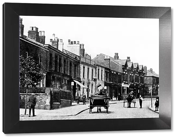 Heaton Mersey Didsbury Road early 1900s