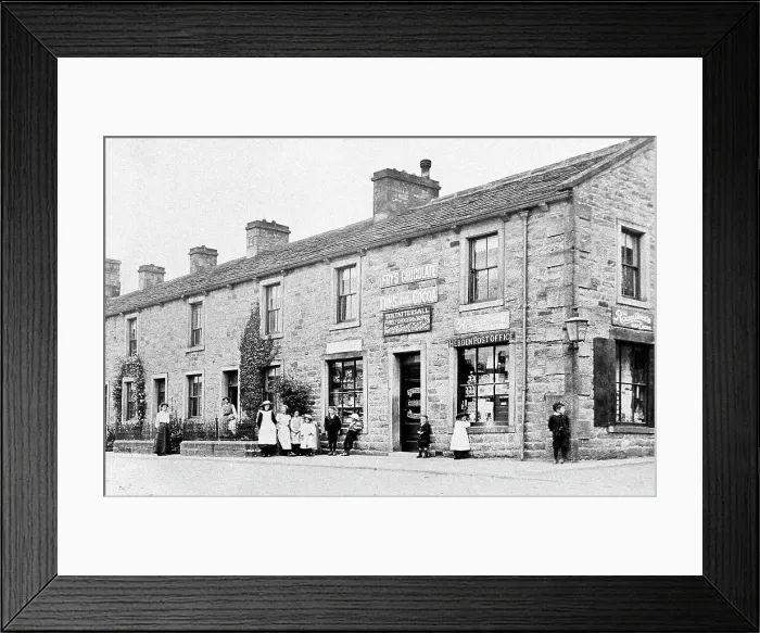 Framed Print : Hebden - Green Terrace early 1900s Framed Print : Hebden - Green Terrace early 1900s