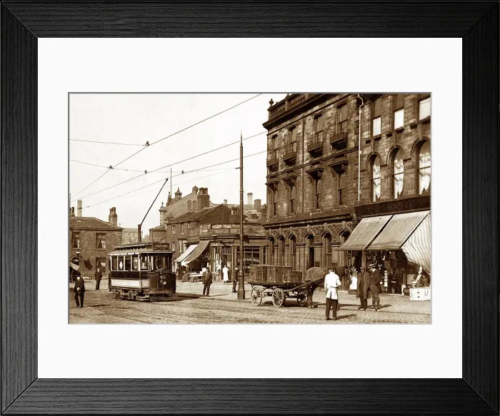 Framed Print : Heckmondwike early 1900's Framed Print : Heckmondwike early 1900's