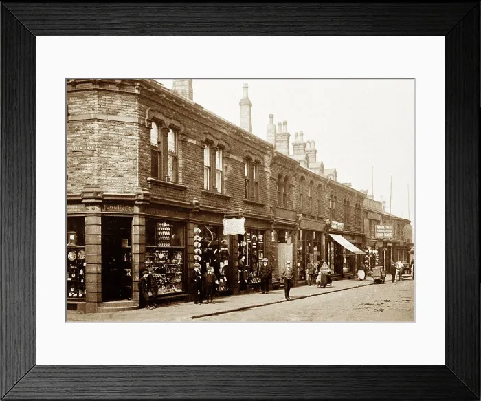 Framed Print : Market Street, Heckmondwike early 1900's Framed Print : Market Street, Heckmondwike early 1900's