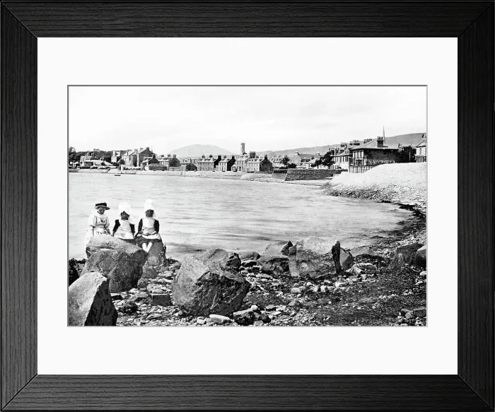 Framed Print : East Bay, Helensburgh early 1900's Framed Print : East Bay, Helensburgh early 1900's