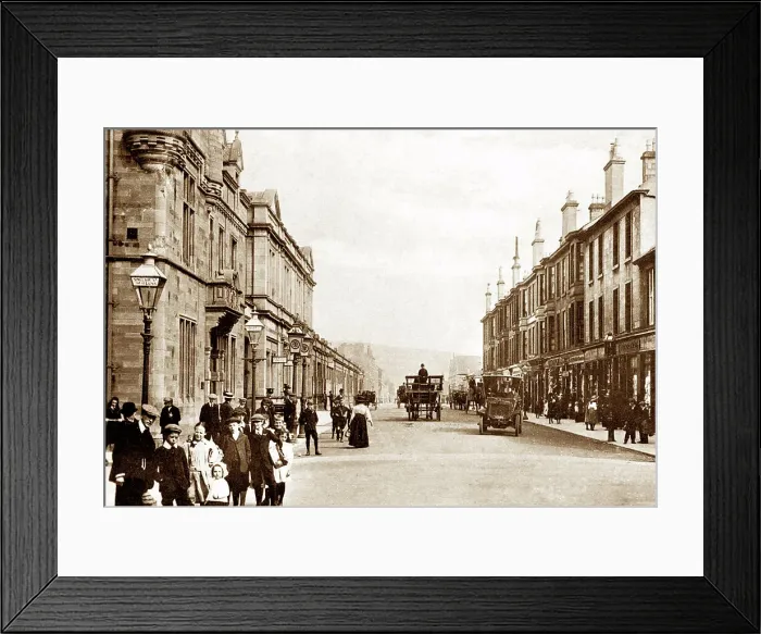Framed Print : Helensburgh East Princes Street early 1900s Framed Print : Helensburgh East Princes Street early 1900s