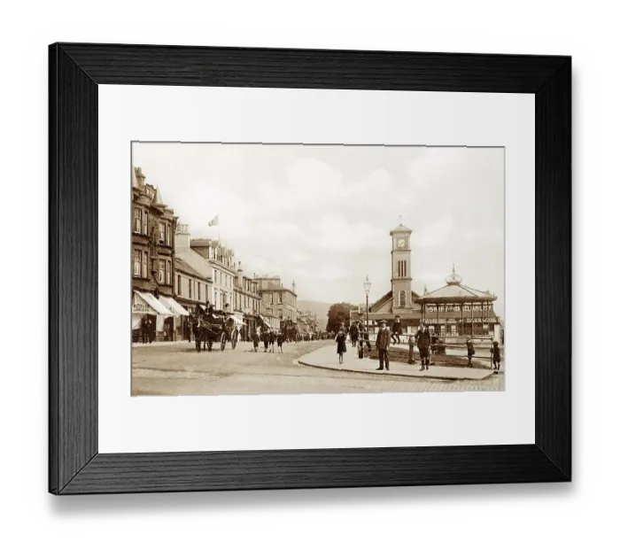 Framed Print : Helensburgh West Clyde Street early 1900s Framed Print : Helensburgh West Clyde Street early 1900s